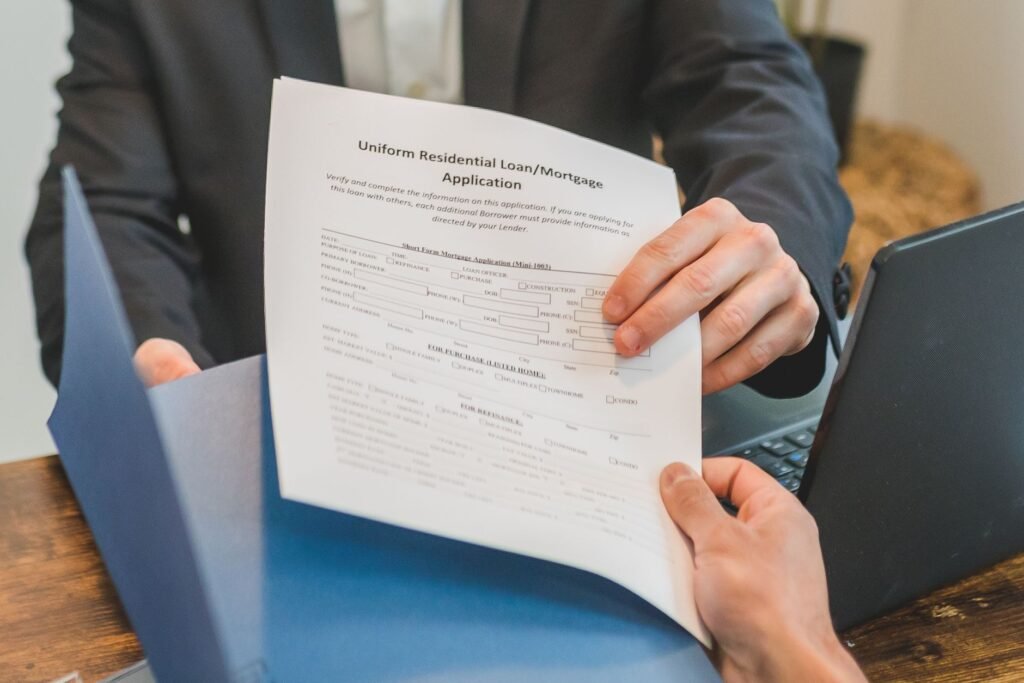 A person evaluating different loan offers for better decision-making