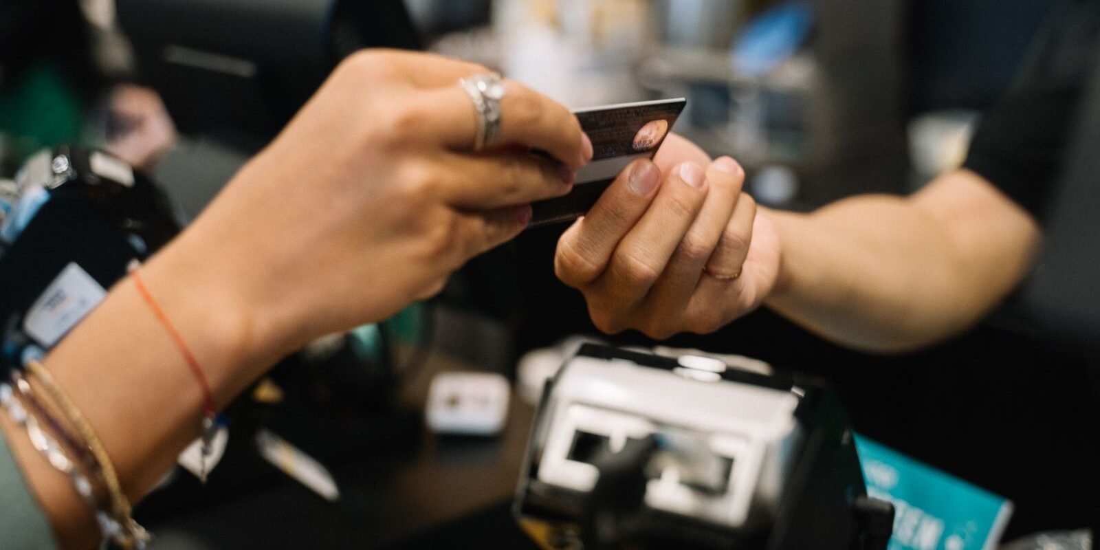 Paying with a credit card